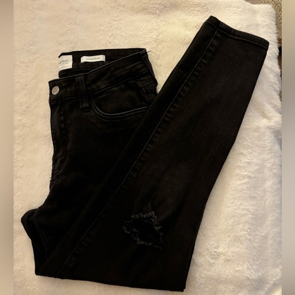 Black stretchy pants for women in good condition size 5/27 - Picture 4 of 9